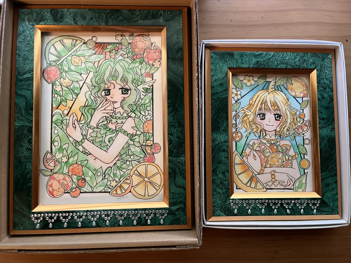 ＊花織＊装飾果実は色褪せない🍏メンズキャンバス展🖼️ tweet media