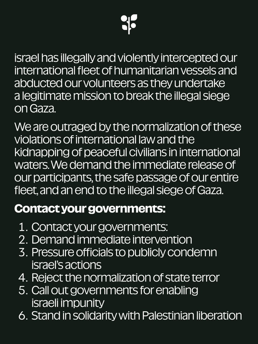 Global Sumud Flotilla tweet media