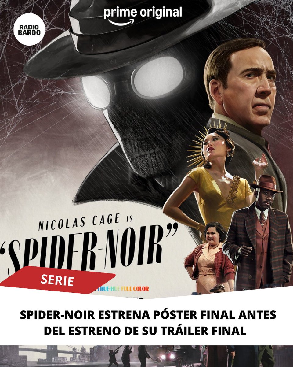 RadioBardo's tweet photo. #Serie | El tráiler final de la esperada serie live-action de Nicolas Cage se lanza mañana, martes 19 de mayo. La producción llegará a Prime Video el 27 de mayo y se podrá disfrutar tanto a color como en formato blanco y negro.
#RadioBardo https://t.co/opQJZGQ1FB