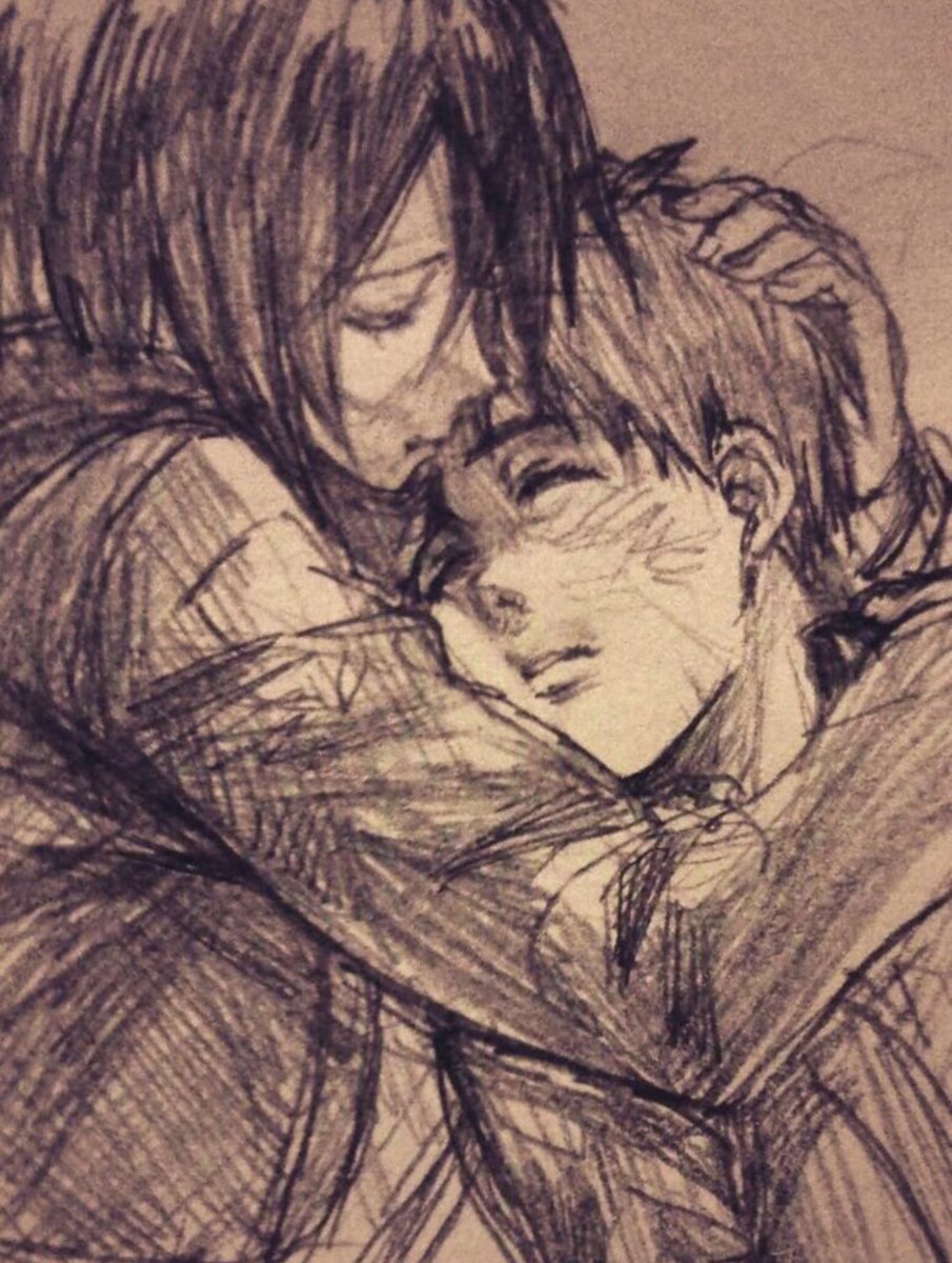 mikasababymama_'s tweet photo. This drawing is still crazy to me.. https://t.co/DQpAXEpRwf