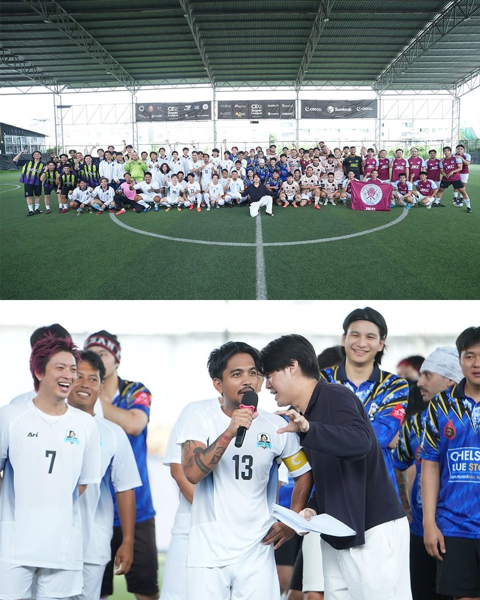 TharineePooH's tweet photo. จัดอีกค่ะ โคตรสนุกเลย พาไบร์ทกลัฟมาเตะบอลอีกนะ⚽️

“ในฐานะผู้จัดงาน

โคตรขอบคุณเพื่อนๆ พี่ๆ น้องๆ เพื่อนของเพื่อนทุกคน ทุกทีมมากๆครับ (ขอบอกว่าการที่ได้เห็นนักแสดงและศิลปินระดับประเทศใส่ Passion กับความอยากเอาชนะเพื่อถ้วยที่สั่งจาก Lazada
ราคา 1 พันต้นๆ นี่ผมประทับใจมากๆ)

ขอบคุณแฟนตัวเองด้วยครับ นั่งรับฟังปัญหาทุกวันไม่พอ ช่วยหาสปอนเซอร์อีก

ขอบคุณแฟนคลับของนักแสดงศิลปินแต่ละท่านด้วยนะครับ ถ้ามีโอกาส สัญญาจะพาพวกเค้ามาเตะฟุตบอลให้ชมกันฟรีๆแบบนี้อีก

ขอบคุณสปอนเชอร์ทุกท่านครับ ที่ให้การสนับสนุน ช่วงอาทิตย์สุดท้ายเหนื่อยโคตรๆ เครียดและกดดันพอสมควรหาสปอนเซอร์เพิ่มไม่ได้ ค่าใช้จ่ายยังไม่พอ Cover ในอีกหลายๆส่วน

อีกเรื่องน่าเซ็งก็คือ "แขนหัก" ทำให้อยากเล่นก็เล่นไม่ได้เพราะความฝันตั้งแต่เด็กก็คืออยากเล่นฟุตบอลต่อหน้าคนเยอะๆ

แต่การที่จะได้เล่นฟุตบอลต่อหน้าคนเยอะๆขนาดนี้ในวัย 30-31 ถ้าไม่ใช่นักฟุตบอลอาชีพหรือเป็นคนมีชื่อเสียงนี่แทบจะเป็นไปไม่ได้เลยแต่วันนี้ก็มีโอกาสได้ลองละ โคตรดี

ตอนแรกคิดว่าปีนี้ทำปีสุดท้ายแล้ว แม่งเหนื่อยเกิน แต่พอ Feedback ที่ออกมามันประทับใจขนาดนี้ตอนนี้เริ่มมีคิดๆไอเดียสำหรับปี 2027 แล้วครับว่าจะทำยังไงให้ยิ่งใหญ่กว่าเดิม

ถ้าปีนี้ผิดพลาดต่อใครประการใด , ดูแลใครไม่ดีต้องขออภัยด้วยนะครับการจัดการผู้ชายเกือบ 100 คนนี่แม่งยากมากจนกว่าจะพบกันใหม่ เจอกันปีหน้าครับ ลาดพร้าว เอฟซีมาแน่”

🔗 https://t.co/YzVP7NJUM8

IG : ladprao_fc ,tempuradon
#คอแห้วFC #KorhaewFC 
#bluestorecup2026
#bluestorecup2026xBRIGHT
#GulfxBluestoreCup2026
@bbrightvc #bbrightvc
@gulfkanawut #GulfKanawut