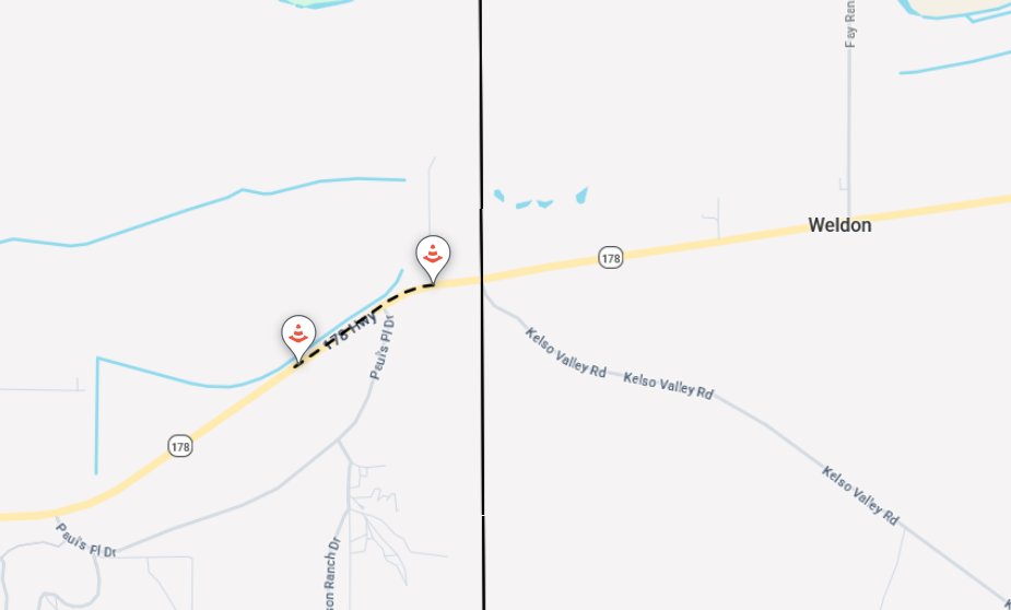 Caltrans District 9 tweet media