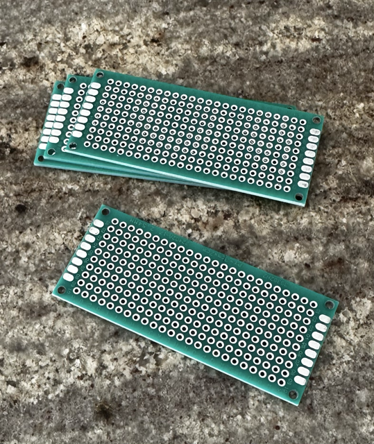 bullard's tweet photo. I've been working on some ESP32 projects and getting to the point where I don't want to mess around with breadboards and loose wires anymore; it's time to commit to the PCB boards. https://t.co/JTV5fBPTmn