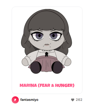 Wistfool's tweet photo. Youtooz put up a Marina design for Fear and Hunger...and I need ALL OF YOU to vote for Marina hardcore. #fearandhunger #fearandhungertermina https://t.co/tpYIVpq1uz