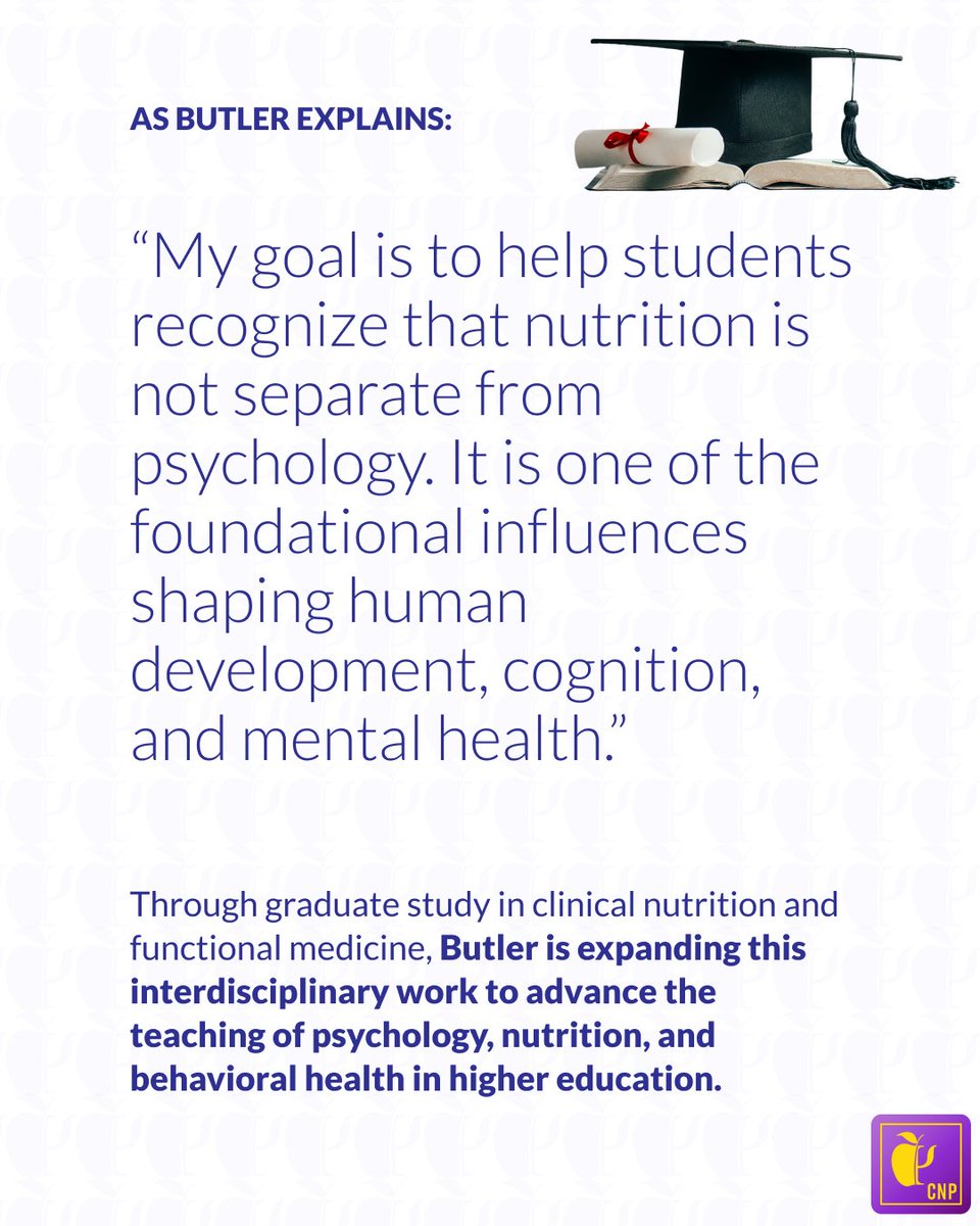 nutripsy's tweet photo. Nutritional Psychology in the College Curriculum?

As the field of nutritional psychology continues to grow, educators are helping students make meaningful connections between what they eat and how they think, feel, and experience.
on https://t.co/FJ0mugbWb4