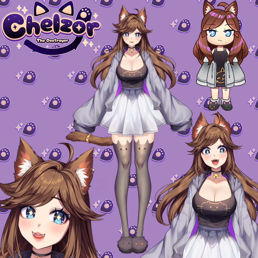 ChelzorTheDestroyer 🐾✨✦ VTuber ✦ tweet media