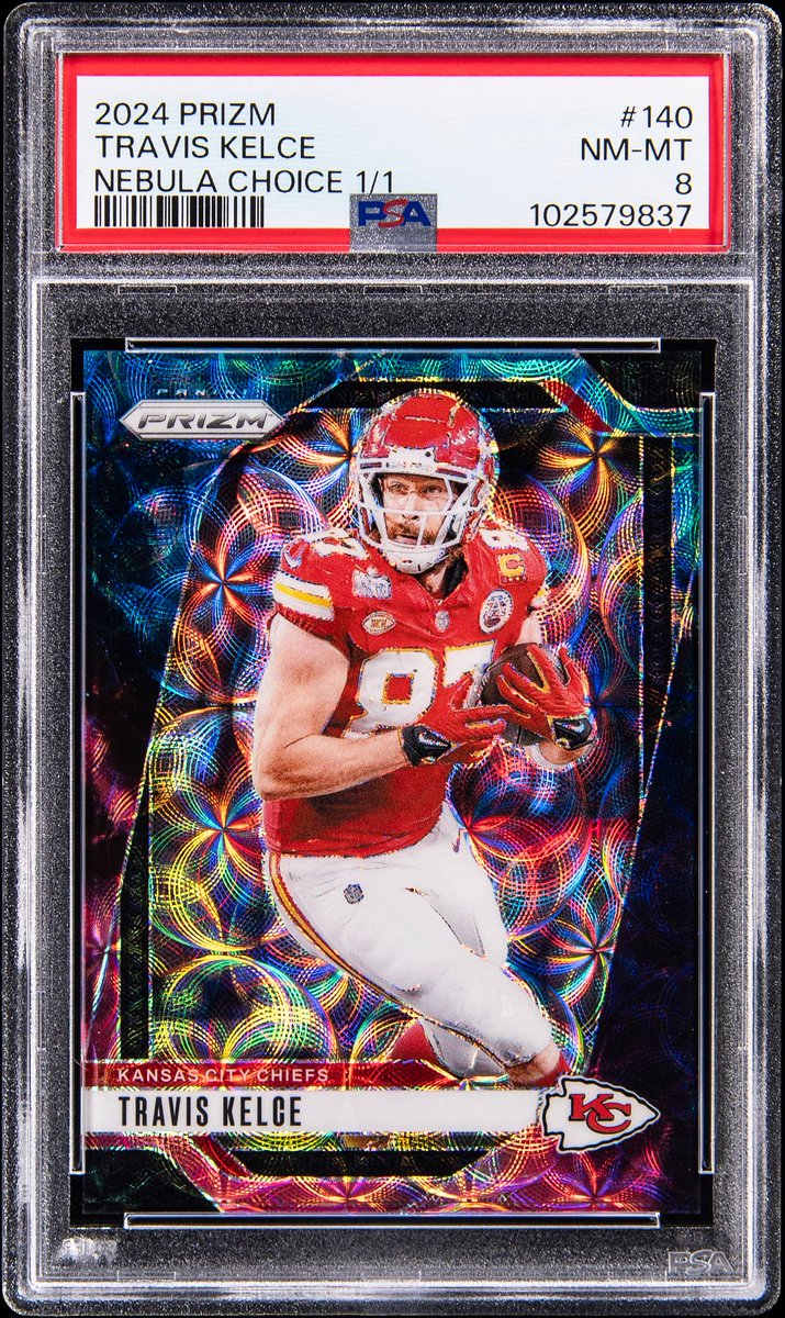 Chiefs greatness meets a true one-of-one 🌟 This 2024 Panini Prizm