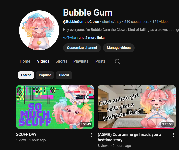 Bubble Gum the Clown 🩷 VSPICE tweet media