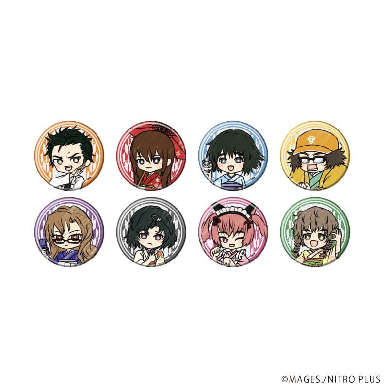 ✨好評発売中✨ 「STEINS;GATE」 缶バッジ 02/着物ver.(8種)(グラフ