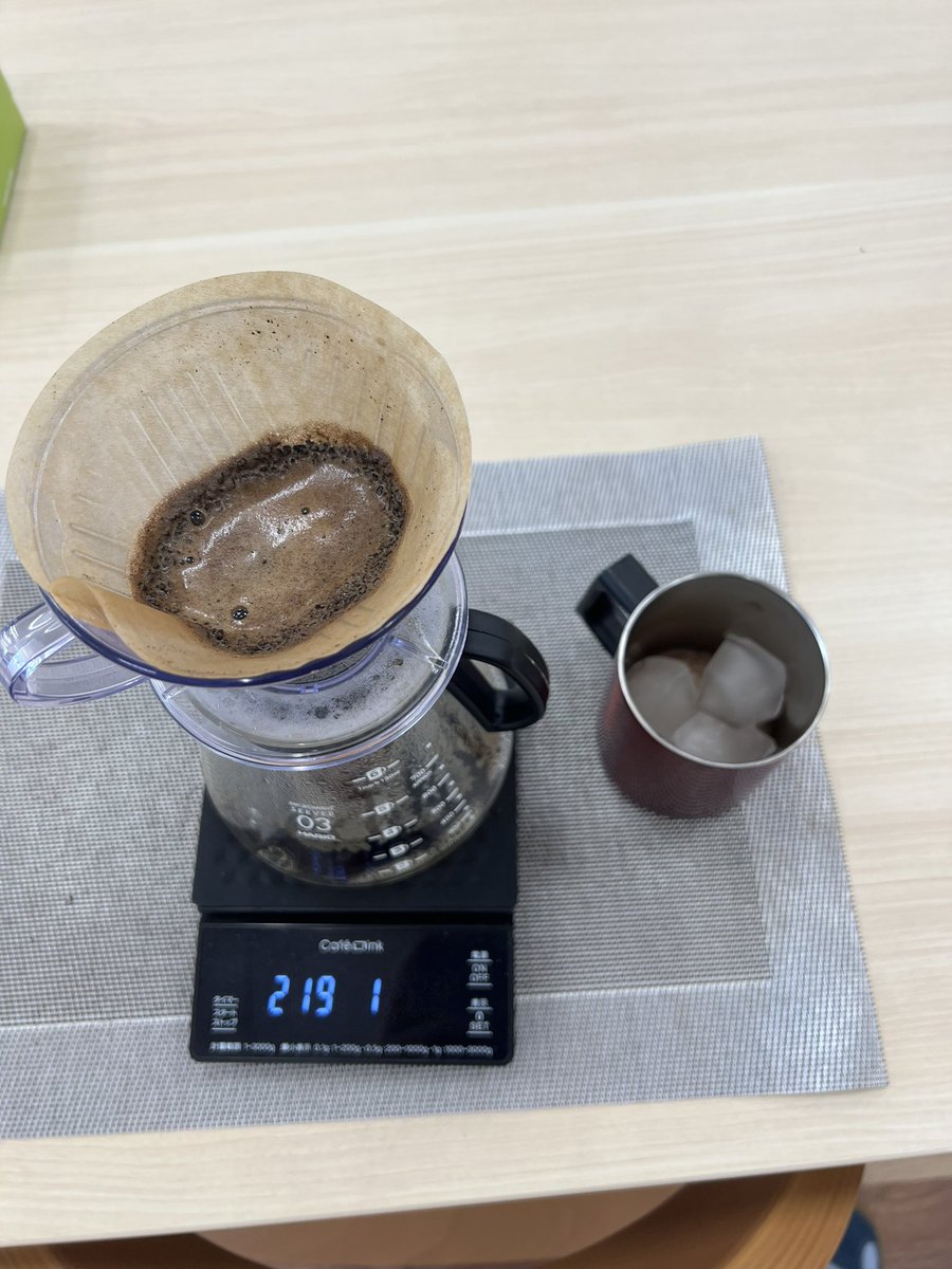 rmacchoj7's tweet photo. この暑さ、今年最初のアイスコーヒー https://t.co/XviAROHLYk