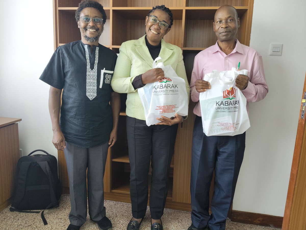 hsipalla's tweet photo. @KABUPressKE is honoured to have hosted Prof Wafula Masinde &amp; Ruth Gibendi from Meru University for Science &amp; Tech for a  benchmarking visit. We spoke for hours, shared experiences and inspired each other.
Very excited to see another Kenyan university set up an academic publisher https://t.co/0uY9FAc3EZ