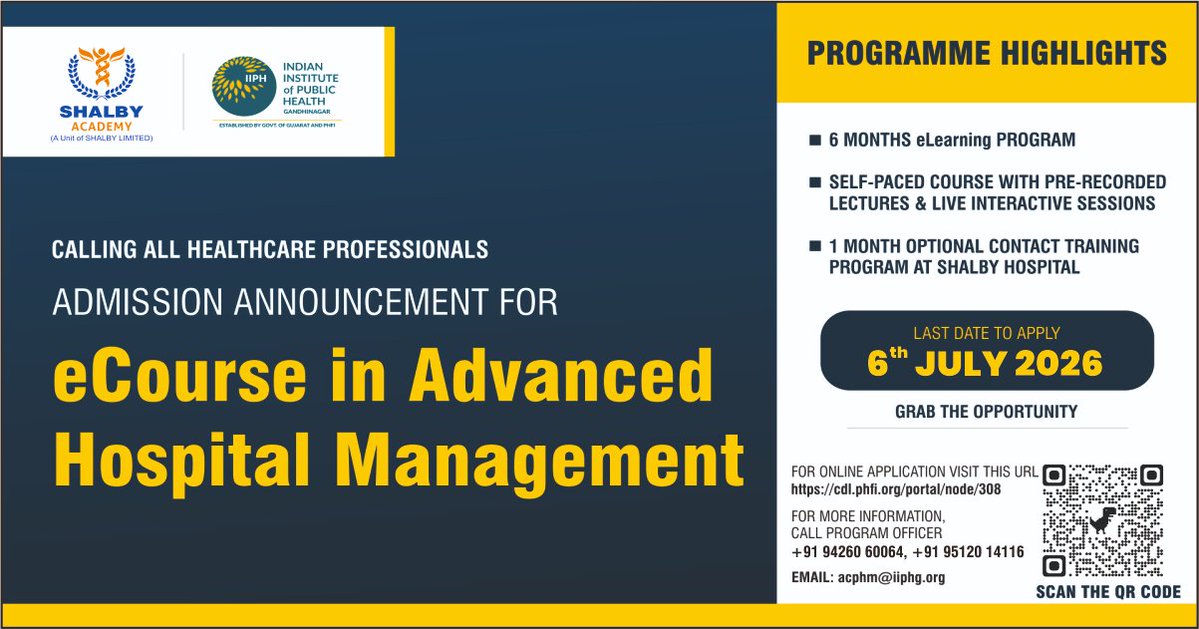 Indian Institute of Public Health Gandhinagar tweet media