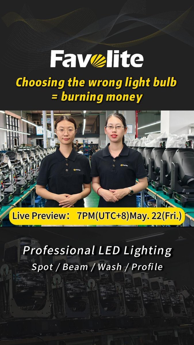 Favolite Stage Lighting tweet media