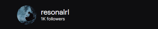 Resonal_'s tweet photo. thanks for 1k on twitch and almost 100 subs🙏 https://t.co/S2WvNpOmIr