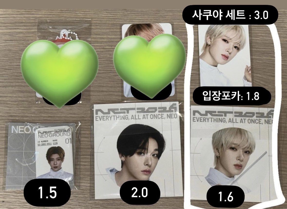 tarolling's tweet photo. 엔시티 10주년 팝업 양도

위시
시온 리쿠 사쿠야

반택 +0.2
https://t.co/FrItz2arXy

NCT 10th pop up MD sell 127 드림 위시 dream wish 입장 미션 포카 가챠 미니어쳐 증사홀더 렌티큘러 키링 트레카 바람막이 가방 분철 교환 대리구매 리쿠 유우시 사쿠야 시온 https://t.co/NLqVV4vvFd