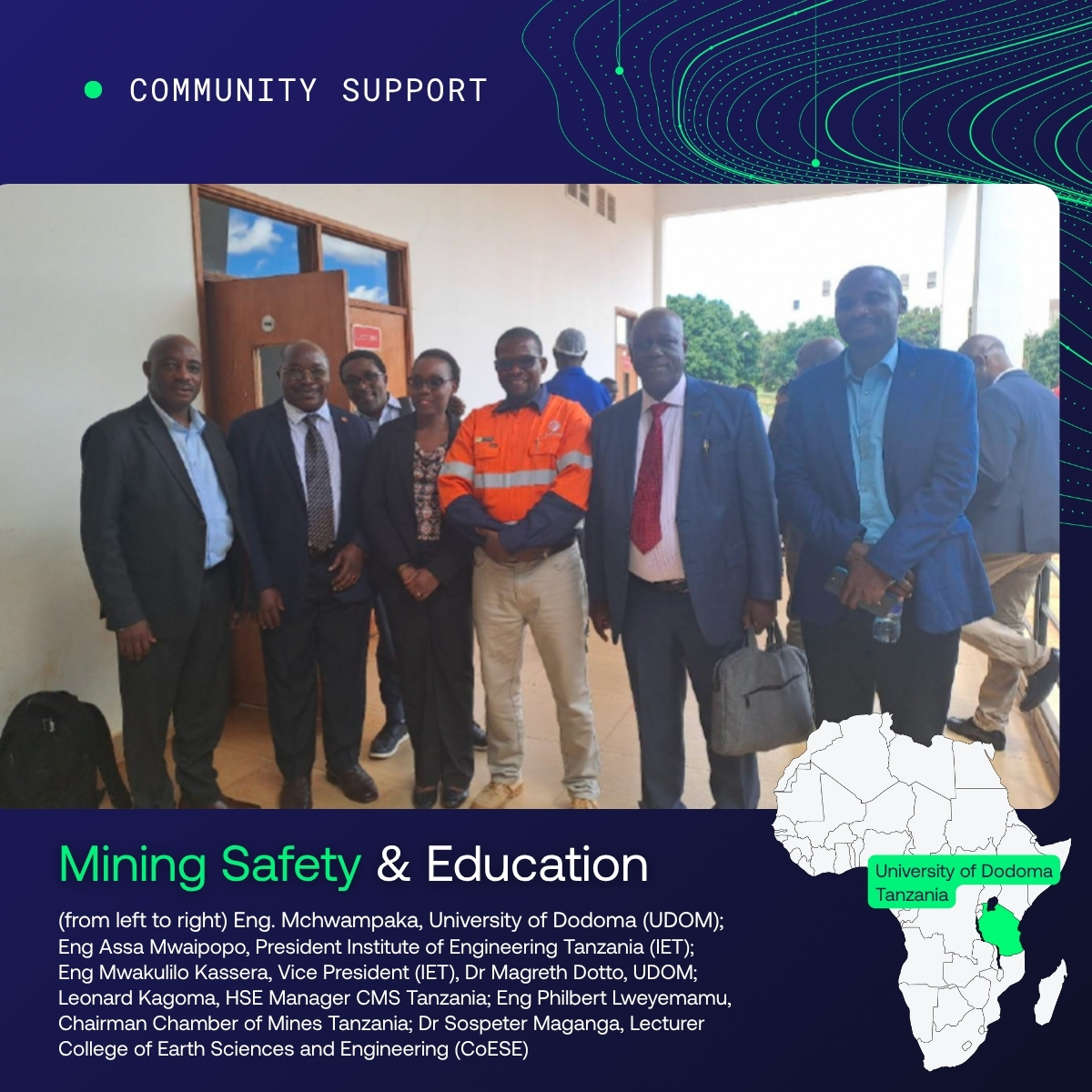 _CapitalLimited's tweet photo. Recently, we were invited to attend an event hosted by the University of Dodoma (UDOM) College of Earth Sciences and Engineering (CoESE), where Leonard Kagoma, HSE Manager, delivered a presentation on safety experience and implementation in Tanzania’s mining industry, highlighting the importance of strong safety culture across the sector.

 The event provided a valuable opportunity to engage with students and faculty, while reaffirming our long-term commitment to supporting the University and skills development, safety leadership, and local capacity building within Tanzania’s mining sector.

 Thank you to the CoESE leadership, lecturers, students, the Institute of Engineering Tanzania (IET), and all guests who participated in the event.

#CAPD #CapitalLimited #TanzaniaMining #UniversityofDodoma #UDOM