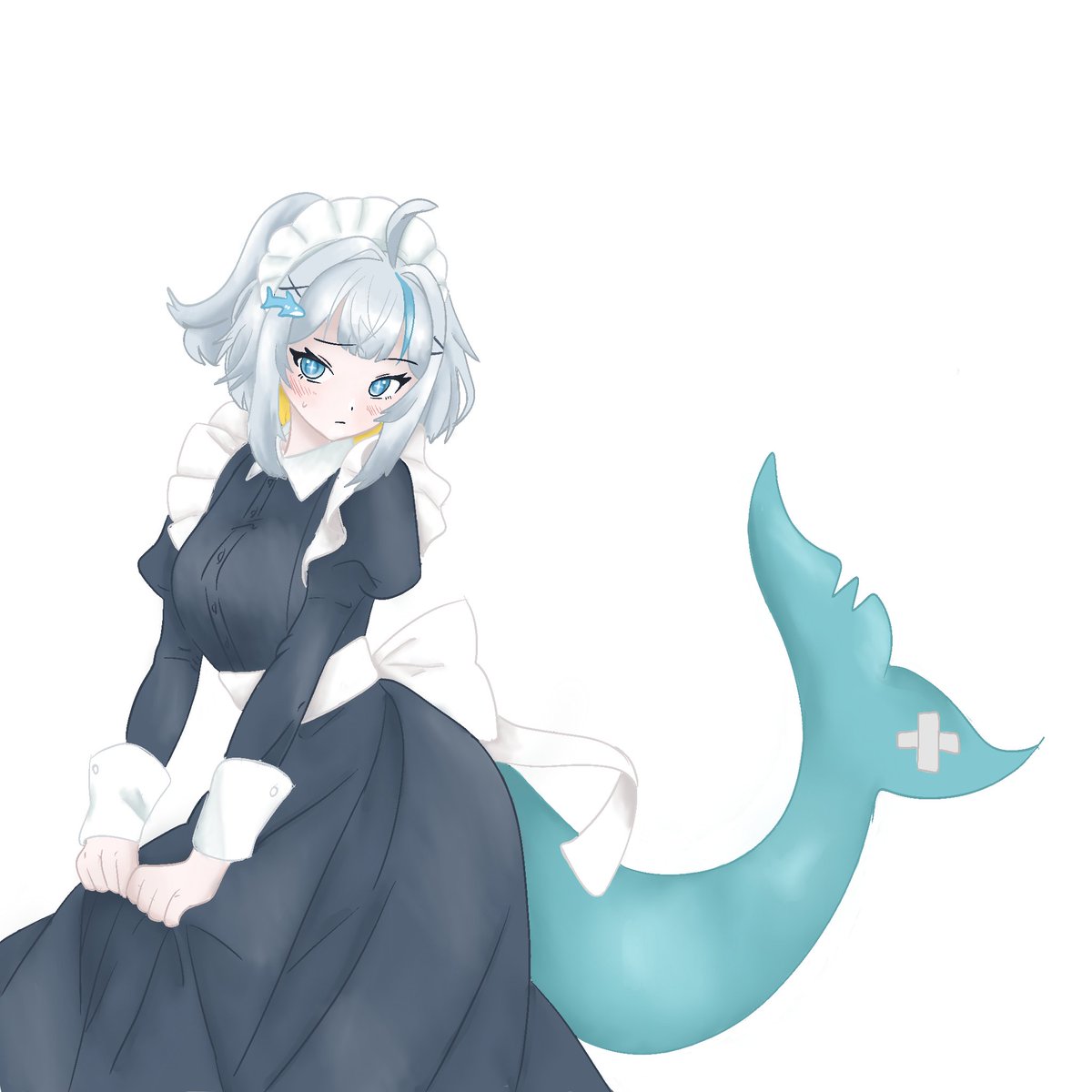 PommeSpice's tweet photo. Been drawing a fellow shark recently…  @MalwxreVT https://t.co/tTppk9kTcu