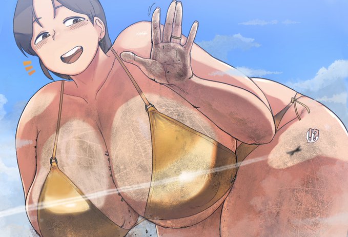 👙「あら…避難してるの?じゃあまた後でねぇ♡」 