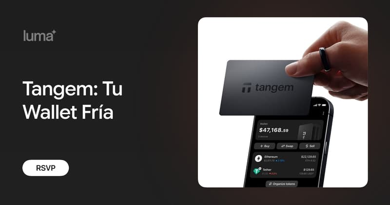 Tangem Español tweet media