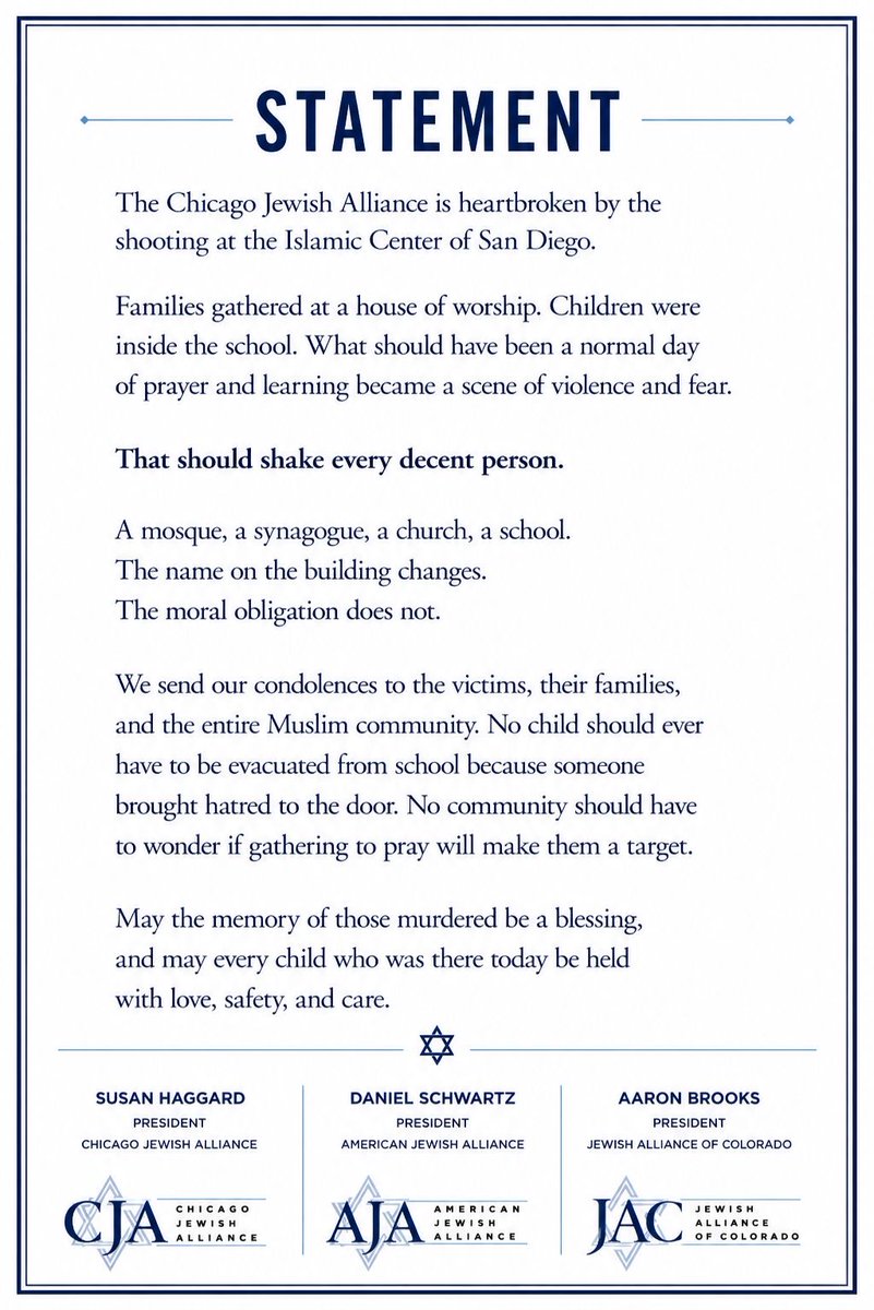 Chicago Jewish Alliance tweet media