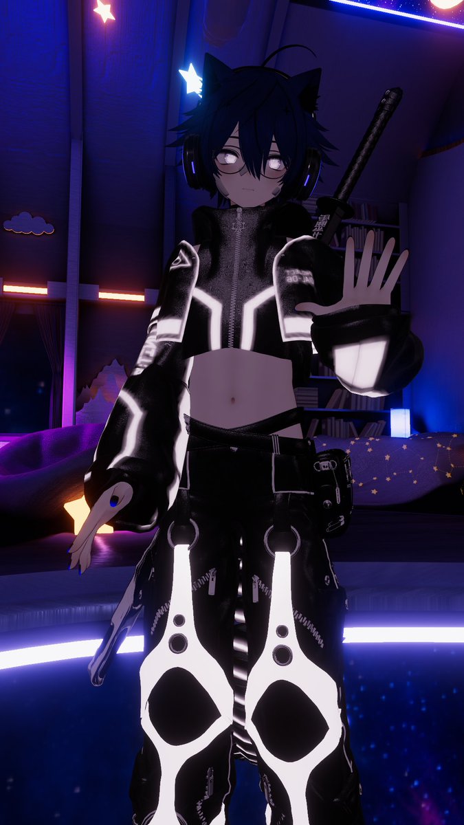 3Azurlte9's tweet photo. vrchat photos with my new custom avi! #vrc #VRChatAvatar https://t.co/ufiAvvzHda