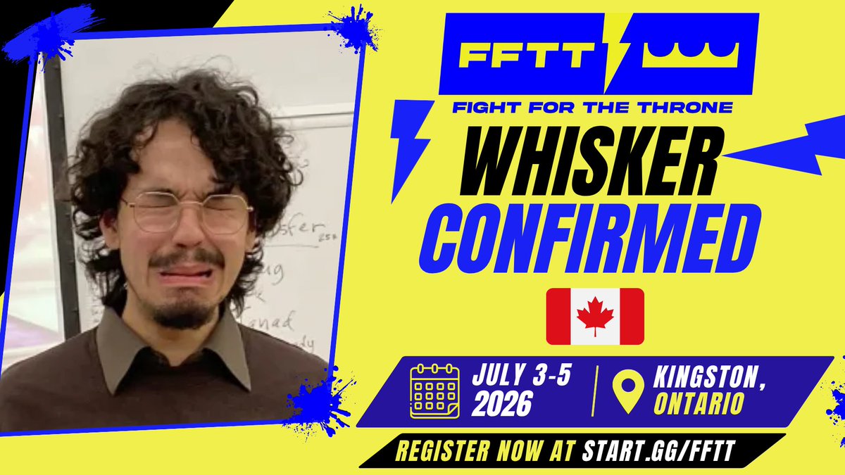 ehgameexpo's tweet photo. 🇨🇦 @whiskerpng is confirmed for #FFTT2026!

Early Bird ends May 22 ($20 CAD) Register now: https://t.co/wqPTkdGEKT https://t.co/kMSj7E7jbD
