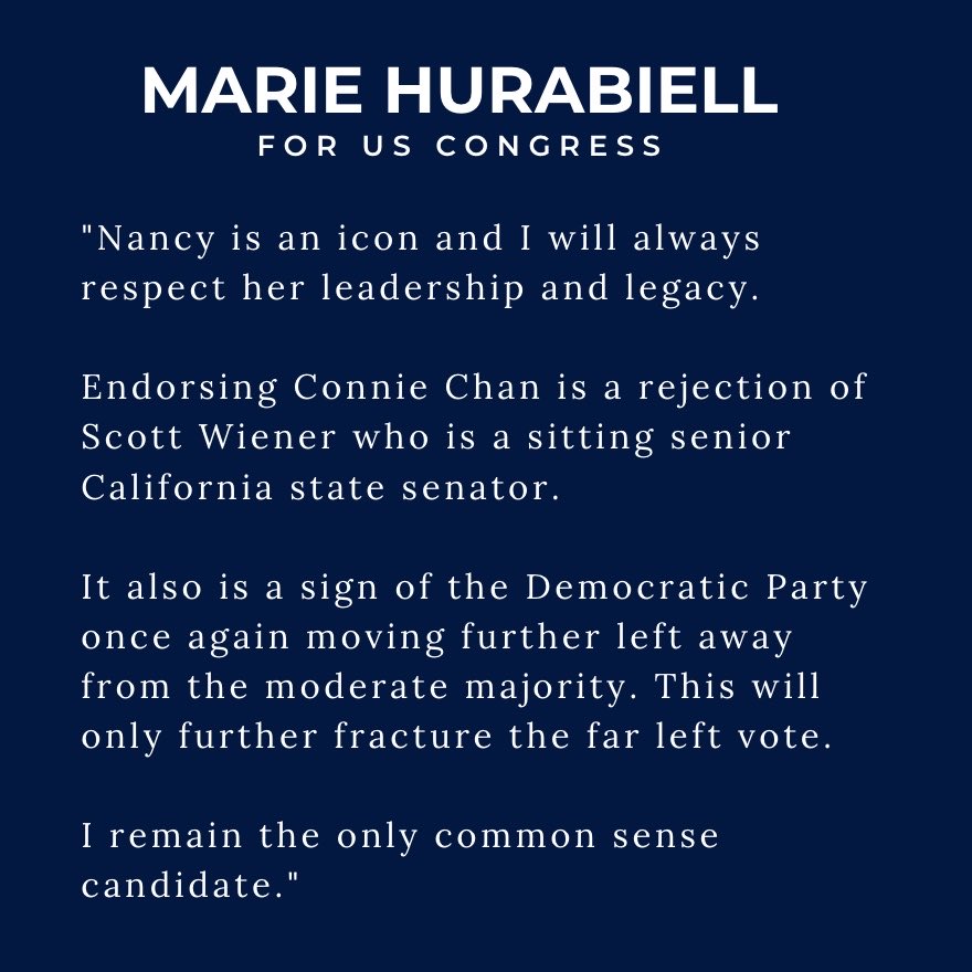 Marie Hurabiell for Congress tweet media