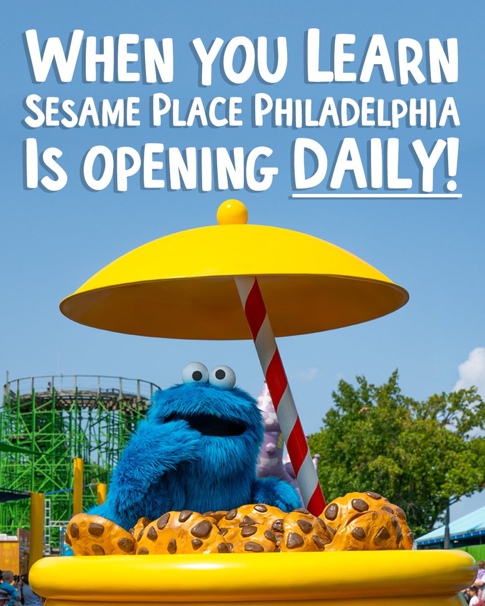 Sesame Place Philadelphia tweet media