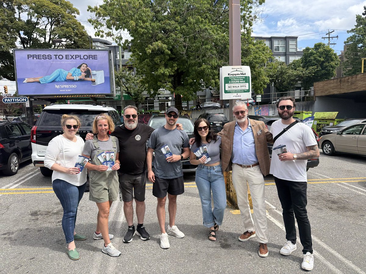 leahcaldow's tweet photo. Team Caroline spent the long weekend where it matters most: on the phones, on doorsteps, talking to members, and verifying votes across BC.

I’m so darn proud of the incredible people who have come together to help us win for BC. 💙 https://t.co/hJVYoJJAh4
