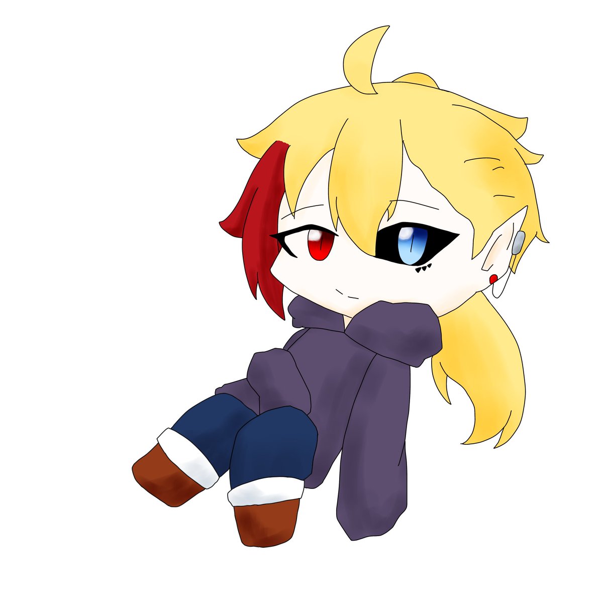 Laffis_Demon's tweet photo. これはかわいく描けた浅羽賀すがたのラフィス https://t.co/X6vROqCshO