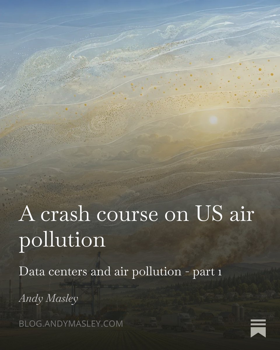 In trying to understand data centers and air pollution I ended up going ...