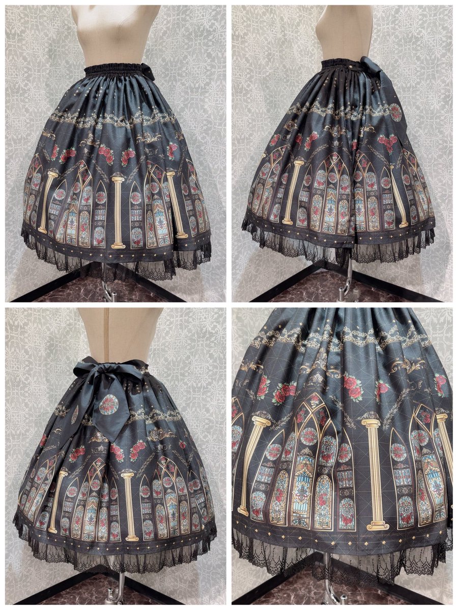 KIST__M's tweet photo. 【funnyfairy】

🪽pickup item🪽
☑︎ ヴィトライユ　スカート
¥22,000 tax in

スカート全面に広がる、
ステンドグラス柄が華麗なスカート⚖️♡
長めの丈に、分量感たっぷりの贅沢な一枚で
上品な着こなしに導きます✨ https://t.co/jafyzf9Tq6