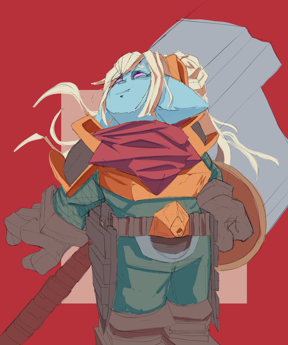 Bixinnn's tweet photo. :O
#Poppy #yordle #leagueoflegends #leagueoflegendsart #art #demacia https://t.co/vhlU24bUqz
