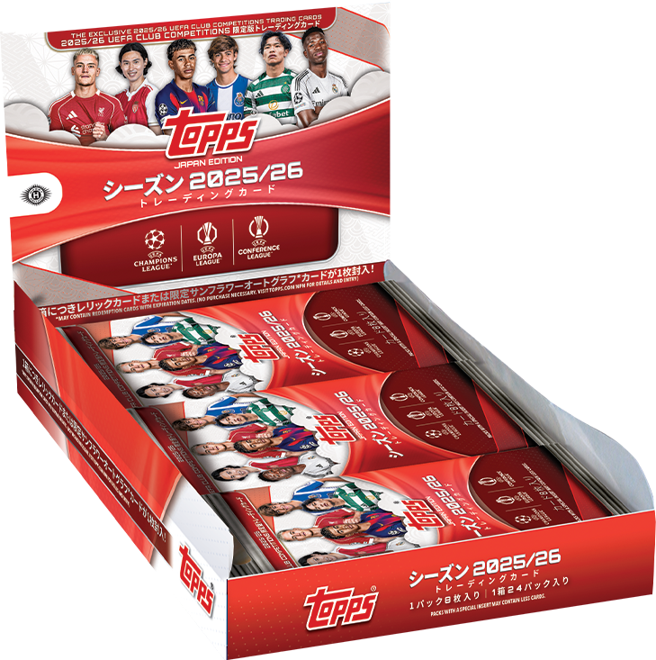 🔥予約販売開始🔥】 『2026 TOPPS UEFA Japan Edition』 5/22発売