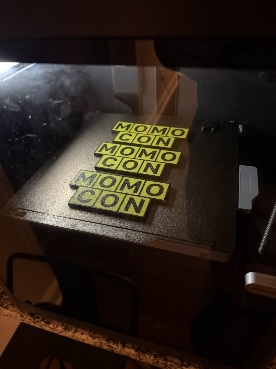 VictoryLapGFX's tweet photo. Cooking up some limited edition magnets for #momocon 2026. Almost that time! https://t.co/JQoiSPotcw