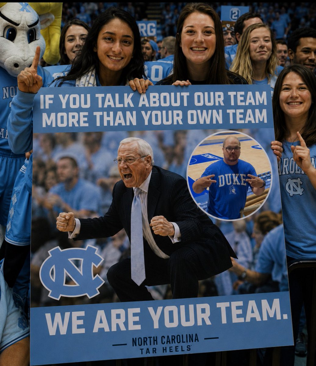 UNC We Are Your Team tweet media