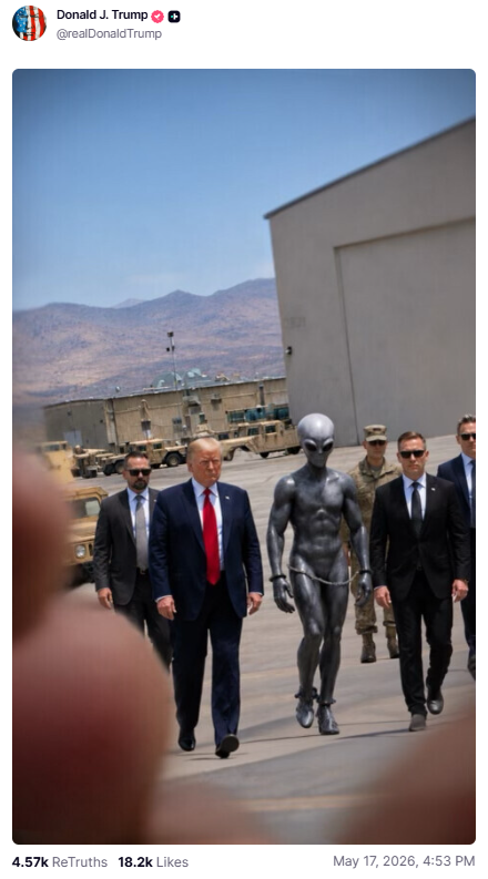 May 17👇TS post showing our Commander-in-Chief (l) Trump Supreme ...