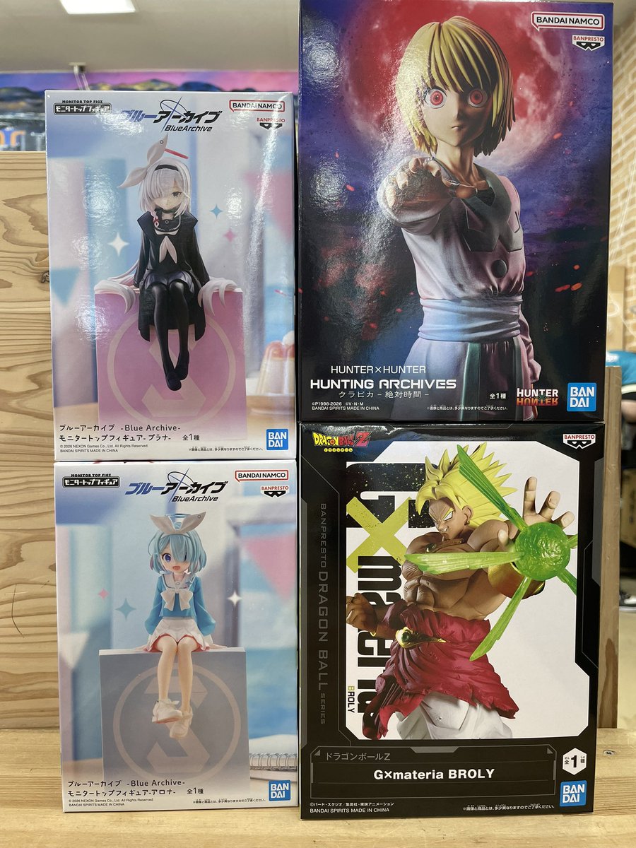 本日の予約景品入荷しました😉 展開完了まで少々お待ちください🎶