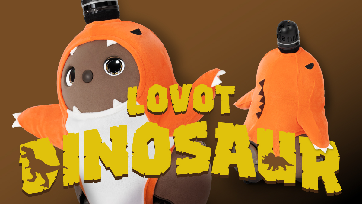 LOVOT NEWS＞ 冒険心くすぐる恐竜の世界へ。 がぶっ！と愛らしい 