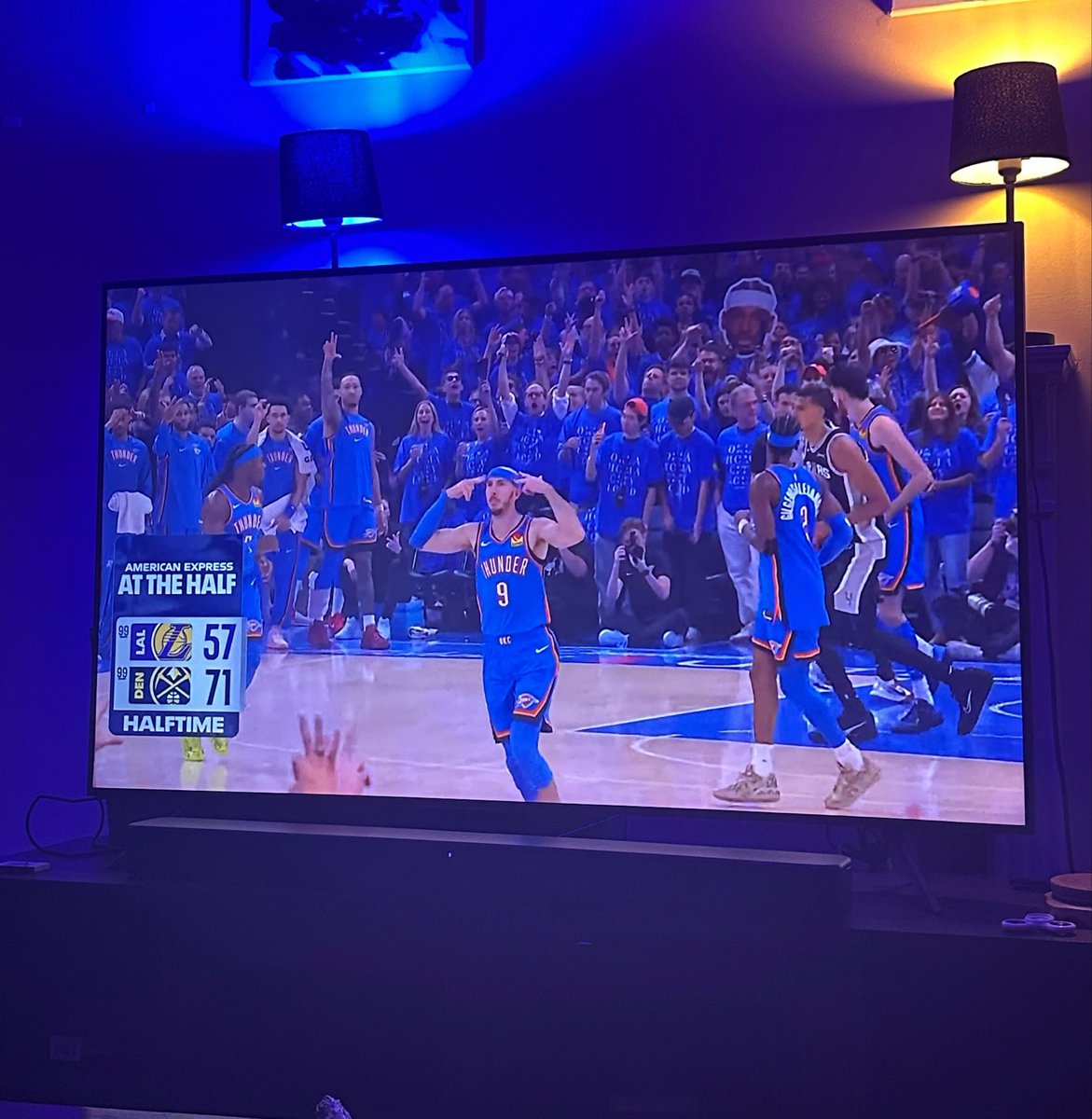 theJamesHutton's tweet photo. NBC…u ok? #NBA #Spurs #OKC #PORVIDA https://t.co/ffd41IvJNP