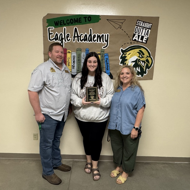gctjrhigh's tweet photo. Congrats to Mrs. McKenna Hendley - 2025-26 GCT Eagle Academy Employee of the Year! https://t.co/TdCD3BjV82