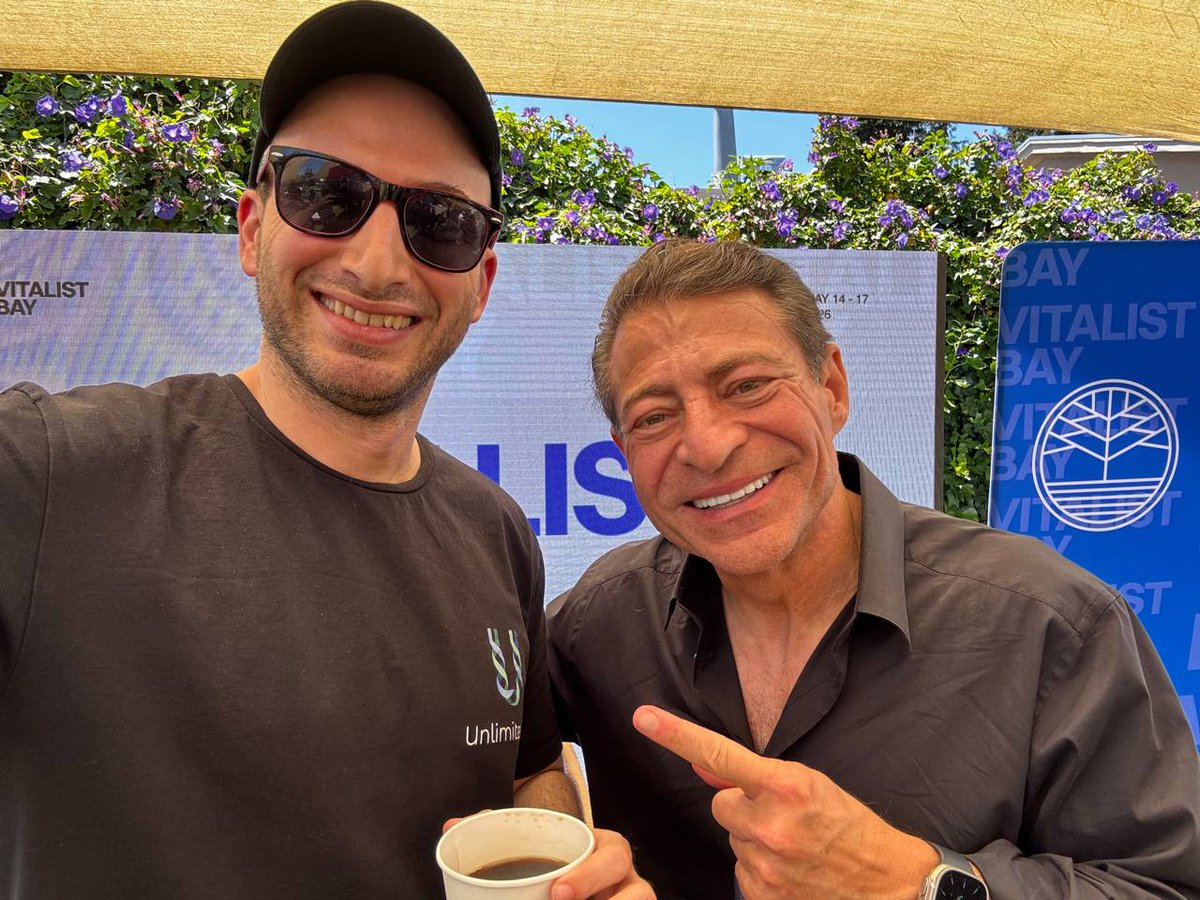UnlimitedBio's tweet photo. Unlimited Bio was fully blown away by Vitalist Bay 2026. 4 days packed with exceptional people united with a common mission and an incredible wrap up with Peter Diamandis.

Kudos to Adam, vitalism team, amazing volunteers and all the vitalists for making it happen! https://t.co/xWLHopU8JK
