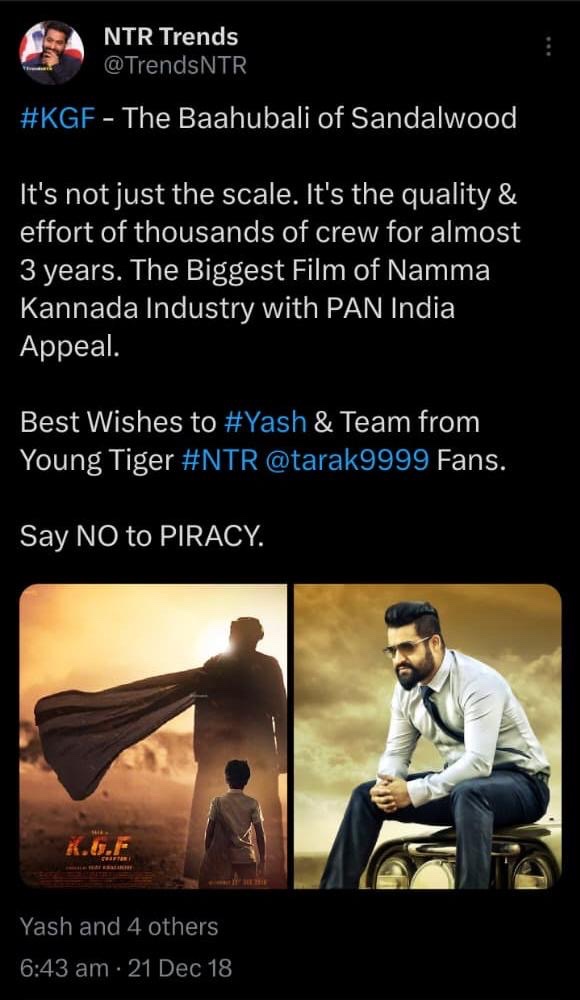 NTR Trends tweet media