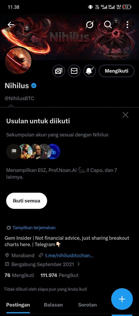 Sans_Call's tweet photo. @NihilusBTC My father is battling cancer. If I am fortunate enough to win this prize, I will use it to support his medical treatment. Thank you for this opportunity, and may God bless you😇🙏🏼 https://t.co/a63A90wiBf