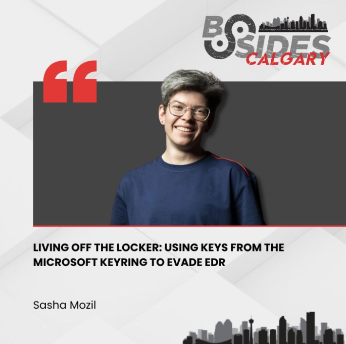 bsides_calgary's tweet photo. 🎤 BSides Calgary Speaker Feature
We’re proud to have Sasha Mozil speaking at BSides Calgary 2026.
Be there for it.

🎟️ Tickets: https://t.co/pBEfZD0F8R

#bsides #bsidescalgary #cybersecurity #community #infosec #yyc https://t.co/Fzzs0TsIZw