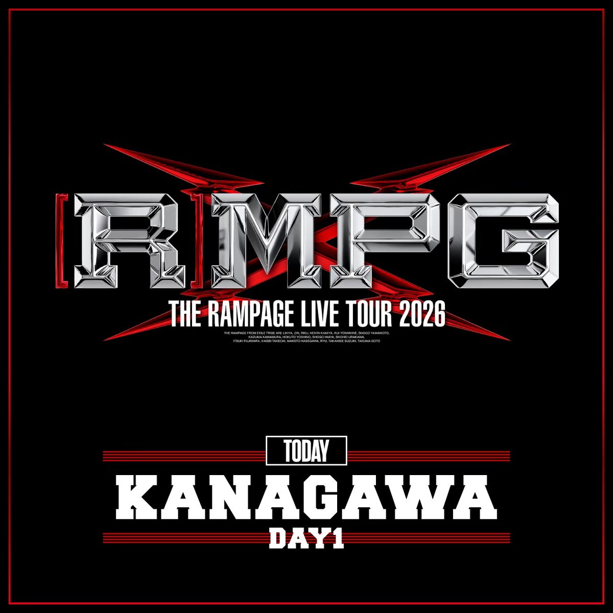 THE RAMPAGE OFFICIAL tweet media