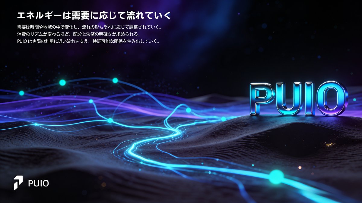 PUIO_token's tweet photo. 🌍🔋 変化する需要は資源の流れと配分に影響 🚦🏙️
⚙️📊 消費リズムの変化で、供給には効率的で明確な調整が必要 🌆🔌
🌱⚡ PUIO は利用・決済・検証可能データに着目し、エネルギーを需要に近づける 🔋🌍
📈🏭 記録と配分が明確になることで、供給と消費の協調が生まれる 🚀🔧
#PUIO #エネルギー https://t.co/NeQ1g737lL