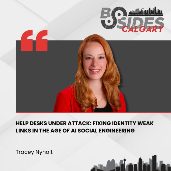 bsides_calgary's tweet photo. BSides Calgary - 1 week away!

🎤 BSides Calgary Speaker Feature
We’re proud to have Tracey Nyholt speaking at BSides Calgary 2026.
Be there for it.

🎟️ Tickets: https://t.co/pBEfZD0F8R

Secure your spot!

#bsides #bsidescalgary #cybersecurity #community #infosec #yyc https://t.co/N3EKuE73G2