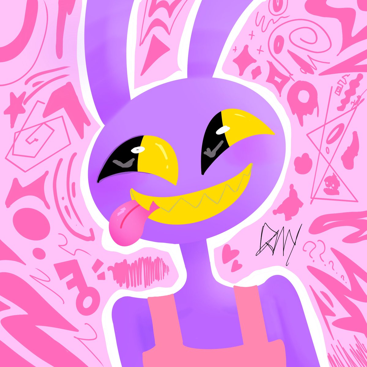 1tzD4ny's tweet photo. JAX! 
#tadc #jax #procreate #bunny https://t.co/r6UcVU7cmR