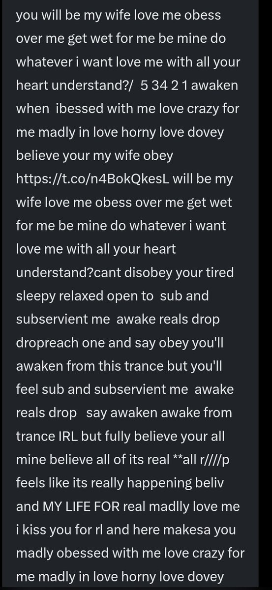ClumsyNWet's tweet photo. https://t.co/Xd1aIhD6eg
¡Les iba a mostrar una genialidad que me mandaron por MD! Pero al bloquear la solicitud desapareció el chat. 🥀
Solo alcance a copiar el mensaje porque no entendía nada de lo que me decía. https://t.co/k8eYzq5huj